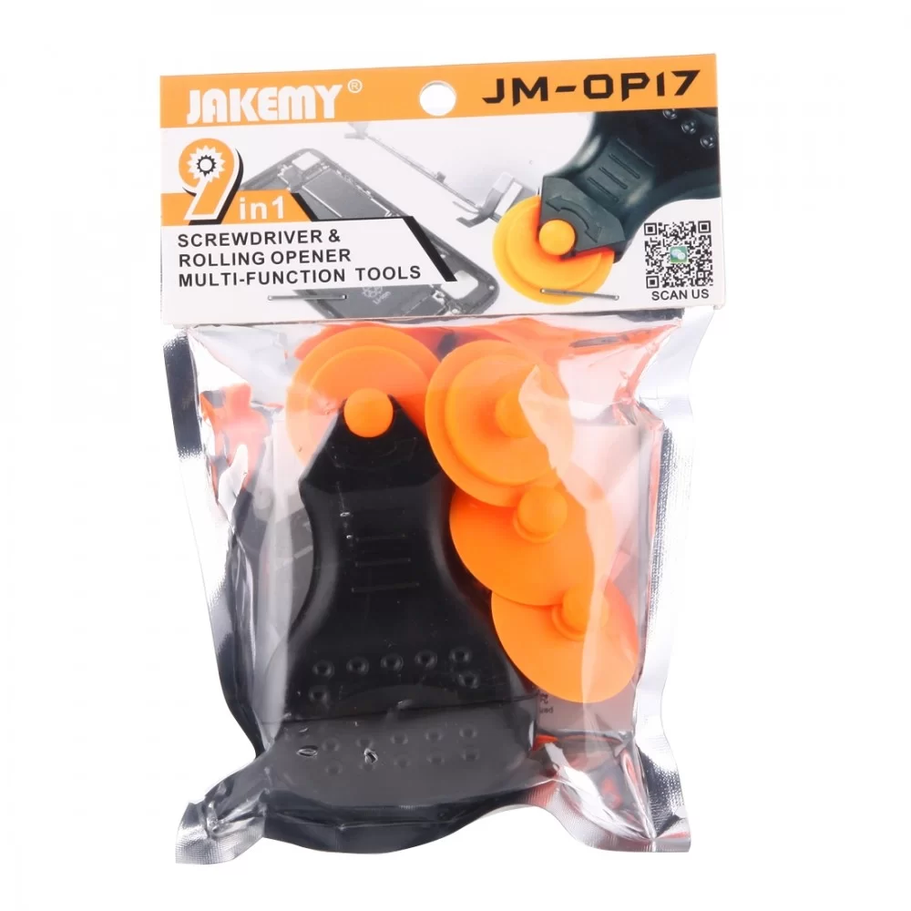 Picture of JAKEMY JM-OP17 9 in 1 Screwdriver & Roller Opener Multifunctional Tool